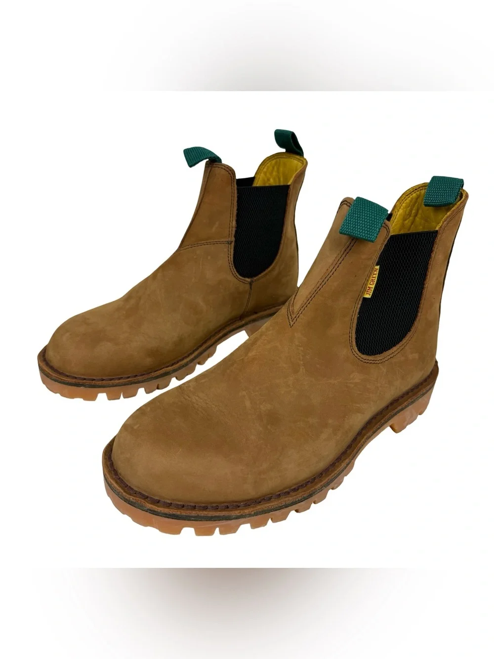 Jim Green Stockman Chelsea Boot Fudge Leather Men’s US 12 Pull On